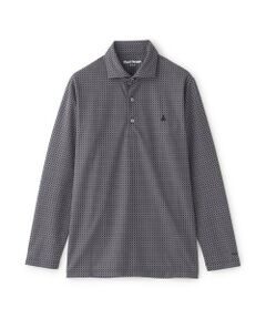 Paul Stuart / ポール・スチュアート カットソー | 【GOLF】ジオメトリックプリント・ポロ