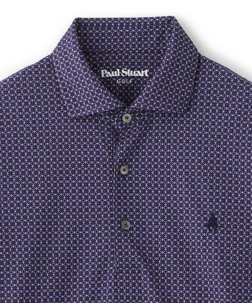 Paul Stuart / ポール・スチュアート カットソー | 【GOLF】ジオメトリックプリント・ポロ | 詳細2