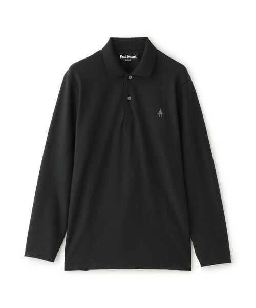 Paul Stuart / ポール・スチュアート カットソー | 【GOLF】アイコニックロゴポロ（ブラック）