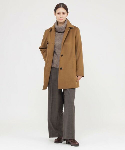 Paul Stuart / ポール・スチュアート その他アウター | ウールカシミヤビーバー　ステンカラーコート | 詳細2