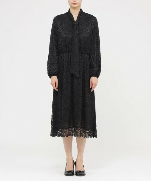 Paul Stuart / ポール・スチュアート ロング・マキシ丈ワンピース | コードレース ワンピース | 詳細4