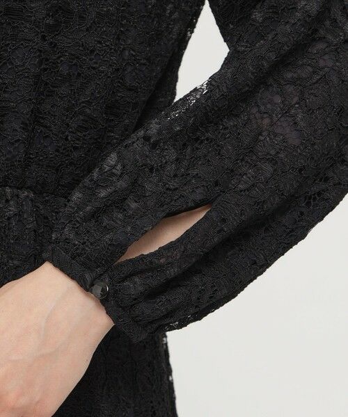 Paul Stuart / ポール・スチュアート ロング・マキシ丈ワンピース | コードレース ワンピース | 詳細8