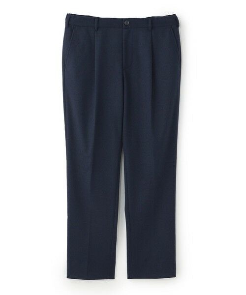Paul Stuart / ポール・スチュアート パンツ | 【WEB・一部店舗限定】24G 千鳥柄ジャージー パンツ（ネイビー）