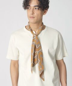 Paul Stuart / ポール・スチュアート マフラー・ショール・スヌード・ストール | 【COLLECTION LINE】ウェーブ柄ストール