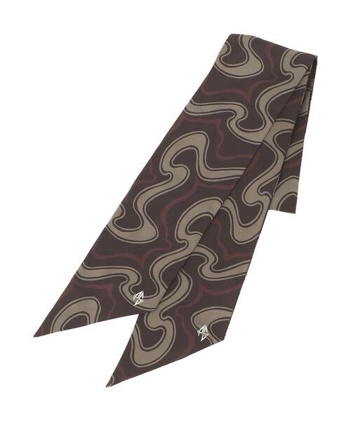 Paul Stuart / ポール・スチュアート マフラー・ショール・スヌード・ストール | 【COLLECTION LINE】ウェーブ柄ストール | 詳細5