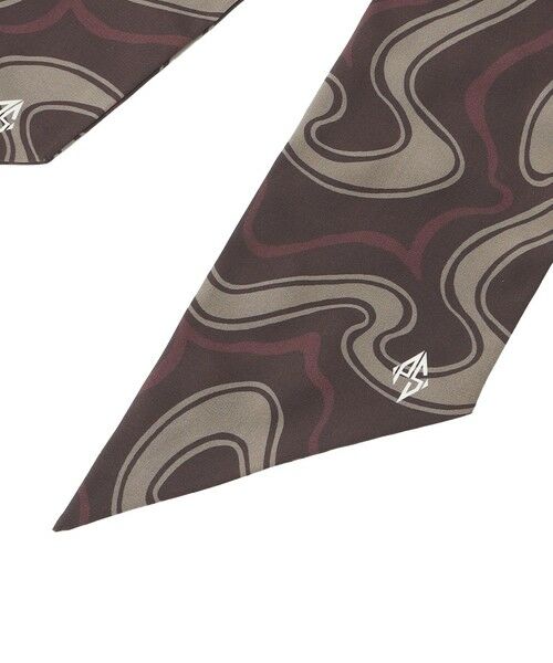 Paul Stuart / ポール・スチュアート マフラー・ショール・スヌード・ストール | 【COLLECTION LINE】ウェーブ柄ストール | 詳細2