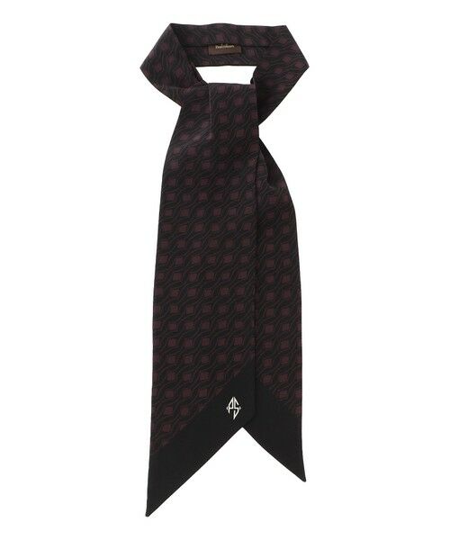 Paul Stuart / ポール・スチュアート マフラー・ショール・スヌード・ストール | 【COLLECTION LINE】ドットウェーブ柄ストール | 詳細5