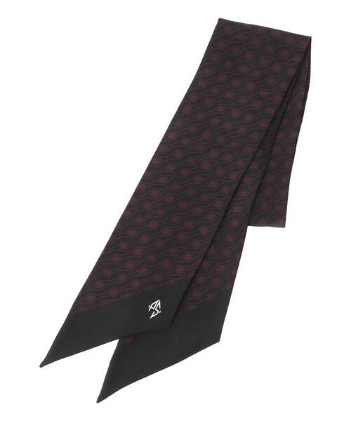 Paul Stuart / ポール・スチュアート マフラー・ショール・スヌード・ストール | 【COLLECTION LINE】ドットウェーブ柄ストール | 詳細6