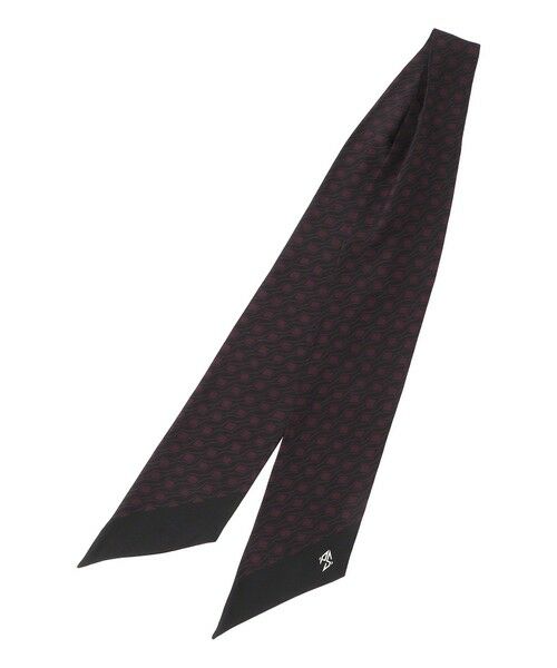 Paul Stuart / ポール・スチュアート マフラー・ショール・スヌード・ストール | 【COLLECTION LINE】ドットウェーブ柄ストール | 詳細1