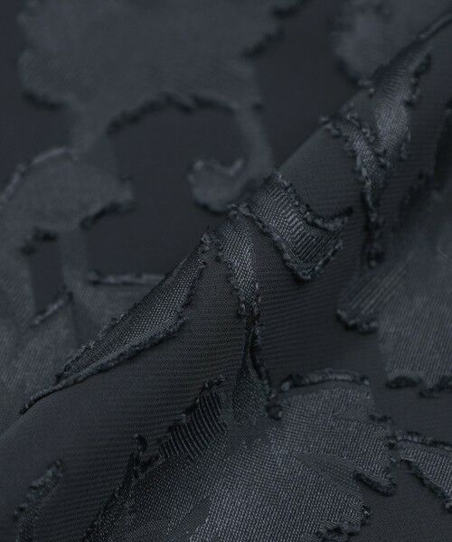 Paul Stuart / ポール・スチュアート ロング・マキシ丈ワンピース | 【ウォッシャブル】シフォンカットジャカード　ワンピース | 詳細9