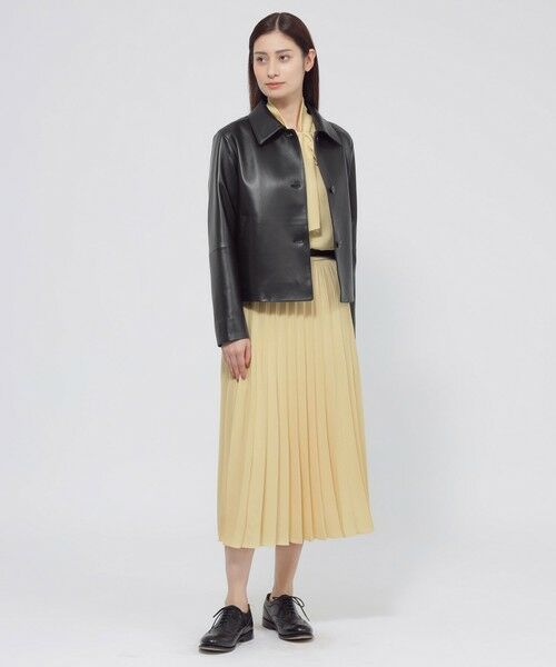 Paul Stuart / ポール・スチュアート シャツ・ブラウス | 【ウォッシャブル/防しわ性】バックサテンジョーゼット　ブラウス | 詳細4