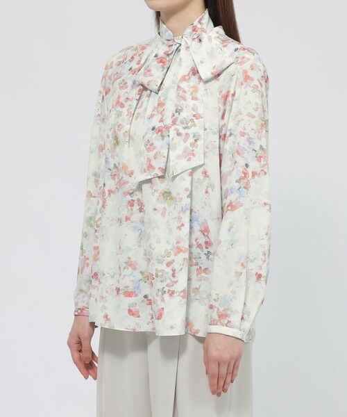 Paul Stuart / ポール・スチュアート シャツ・ブラウス | 【ウォッシャブル】ボタニカルブルームプリント　ブラウス | 詳細5