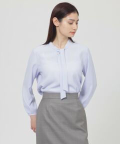 Paul Stuart / ポール・スチュアート シャツ・ブラウス | 【ウォッシャブル/防しわ性/吸水速乾】エレガントジョーゼット　ブラウス