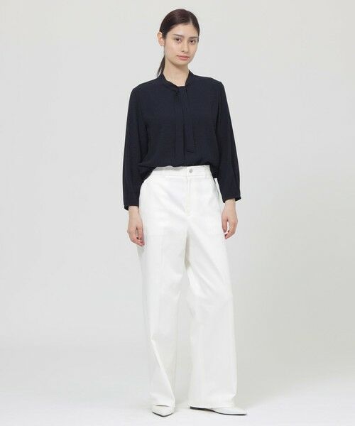 Paul Stuart / ポール・スチュアート シャツ・ブラウス | 【ウォッシャブル/防しわ性/吸水速乾】エレガントジョーゼット　ブラウス | 詳細3