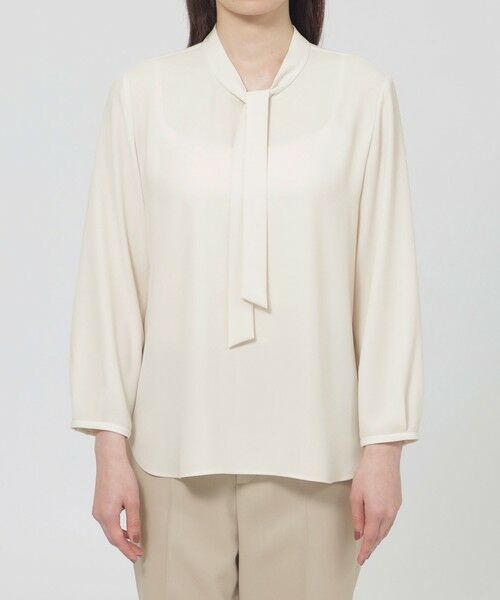 Paul Stuart / ポール・スチュアート シャツ・ブラウス | 【ウォッシャブル/防しわ性/吸水速乾】エレガントジョーゼット　ブラウス | 詳細5