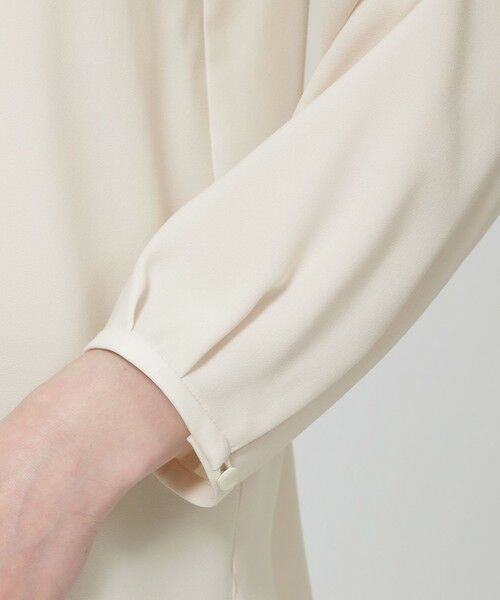 Paul Stuart / ポール・スチュアート シャツ・ブラウス | 【ウォッシャブル/防しわ性/吸水速乾】エレガントジョーゼット　ブラウス | 詳細8