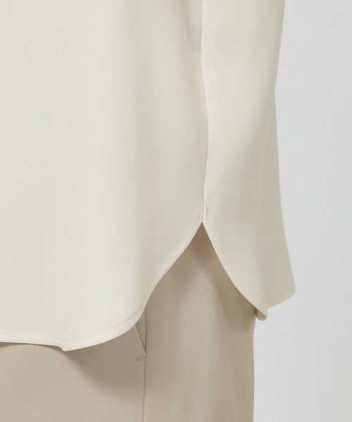 Paul Stuart / ポール・スチュアート シャツ・ブラウス | 【ウォッシャブル/防しわ性/吸水速乾】エレガントジョーゼット　ブラウス | 詳細9