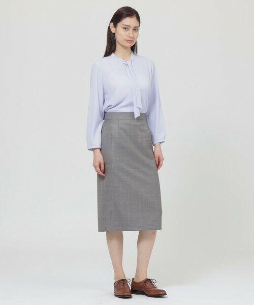 Paul Stuart / ポール・スチュアート シャツ・ブラウス | 【ウォッシャブル/防しわ性/吸水速乾】エレガントジョーゼット　ブラウス | 詳細2