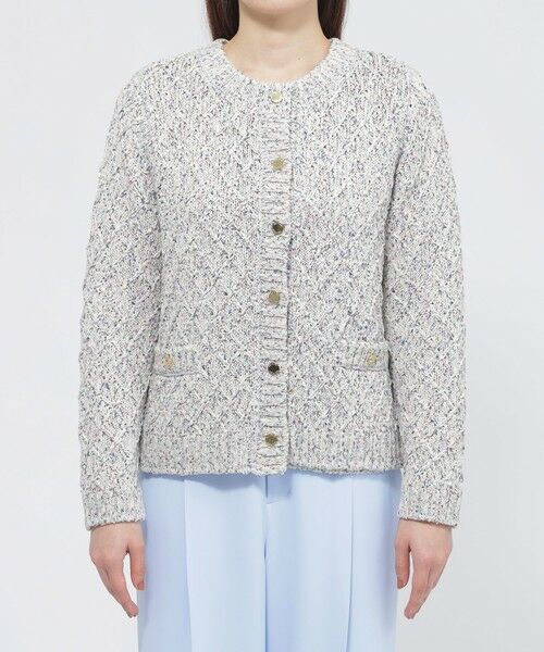 Paul Stuart / ポール・スチュアート ニット・セーター | 【ウォッシャブル】スラブミックスヤーン　カーディガン | 詳細3