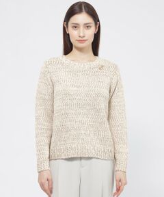 Paul Stuart / ポール・スチュアート ニット・セーター | 【ウォッシャブル】スラブミックスヤーン　プルオーバー