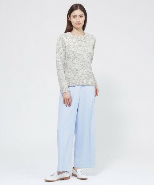 Paul Stuart / ポール・スチュアート ニット・セーター | 【ウォッシャブル】スラブミックスヤーン　プルオーバー | 詳細1