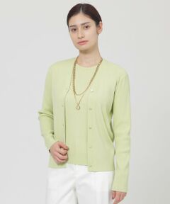 Paul Stuart / ポール・スチュアート ニット・セーター | 【ウォッシャブル】ヴィスコースストレッチ　カーディガン