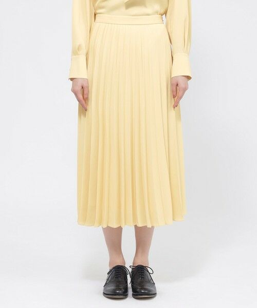 Paul Stuart / ポール・スチュアート スカート | 【ウォッシャブル/防しわ性】バックサテンジョーゼット　スカート | 詳細6