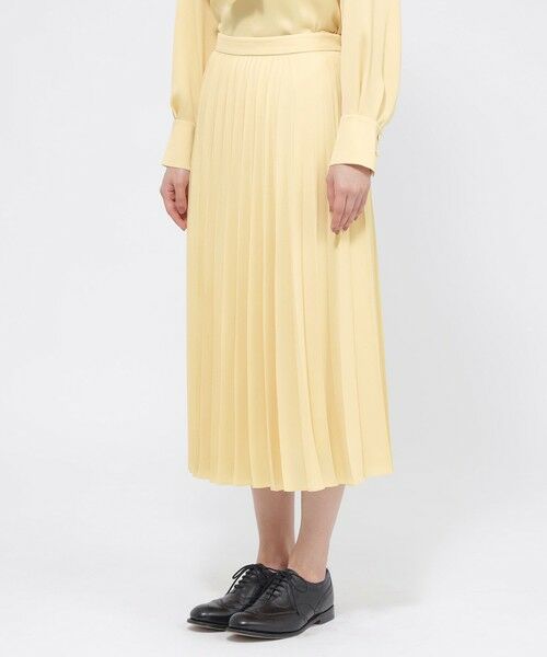 Paul Stuart / ポール・スチュアート スカート | 【ウォッシャブル/防しわ性】バックサテンジョーゼット　スカート | 詳細7