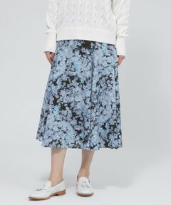 Paul Stuart / ポール・スチュアート スカート | 【ウォッシャブル】ボタニカルブルームプリント　スカート
