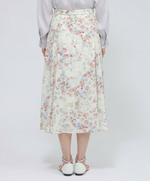 Paul Stuart / ポール・スチュアート スカート | 【ウォッシャブル】ボタニカルブルームプリント　スカート | 詳細6