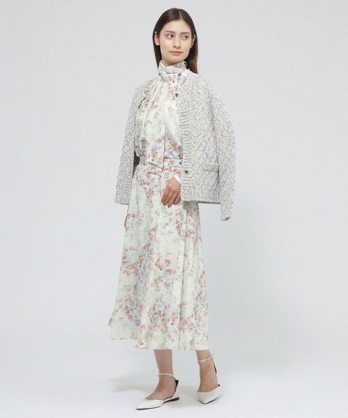 Paul Stuart / ポール・スチュアート スカート | 【ウォッシャブル】ボタニカルブルームプリント　スカート | 詳細2