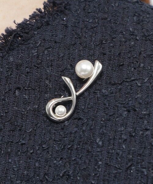 Paul Stuart / ポール・スチュアート アクセサリー | ストリームパールブローチ（シルバー2）