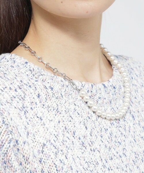 Paul Stuart / ポール・スチュアート アクセサリー | チェーンパールネックレス | 詳細1
