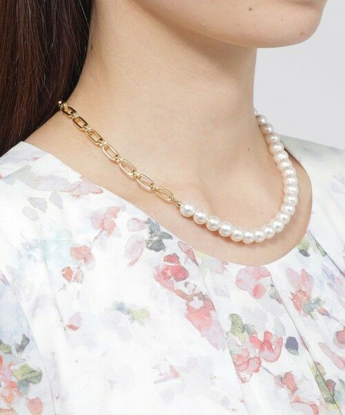 Paul Stuart / ポール・スチュアート アクセサリー | チェーンパールネックレス | 詳細2