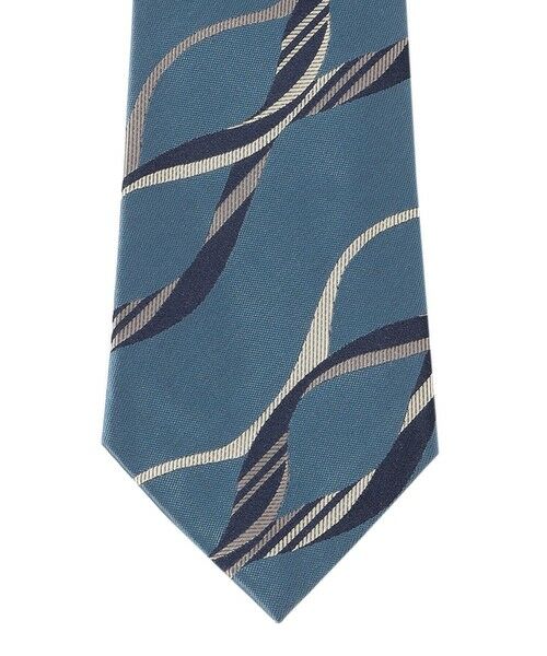 Paul Stuart / ポール・スチュアート ネクタイ | ランダムウェーブ柄ネクタイ | 詳細3