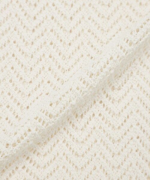 Paul Stuart / ポール・スチュアート ニット・セーター | 【COLLECTION LINE】アイレットヘリンボーン/Vネックカーディガン | 詳細8