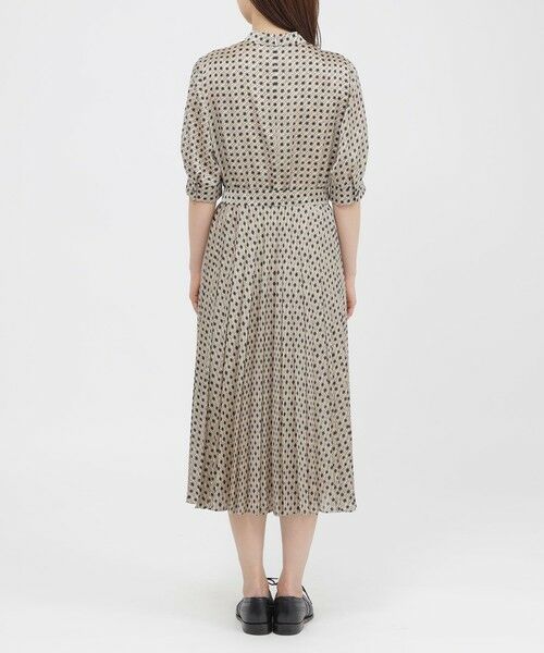 Paul Stuart / ポール・スチュアート ロング・マキシ丈ワンピース | 【ウォッシャブル】スクエアジオメトリック　ワンピース | 詳細4