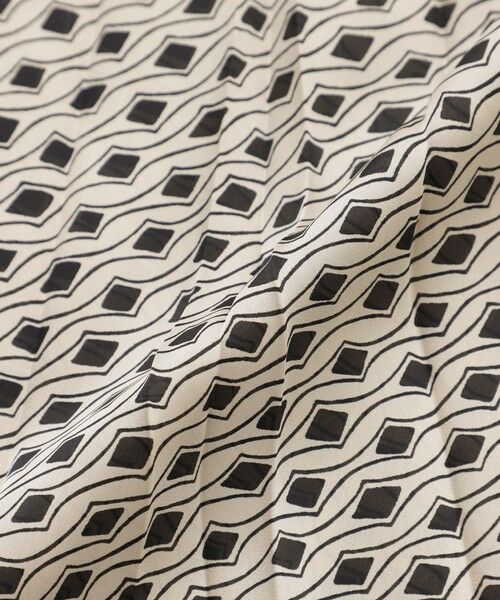 Paul Stuart / ポール・スチュアート ロング・マキシ丈ワンピース | 【ウォッシャブル】スクエアジオメトリック　ワンピース | 詳細8