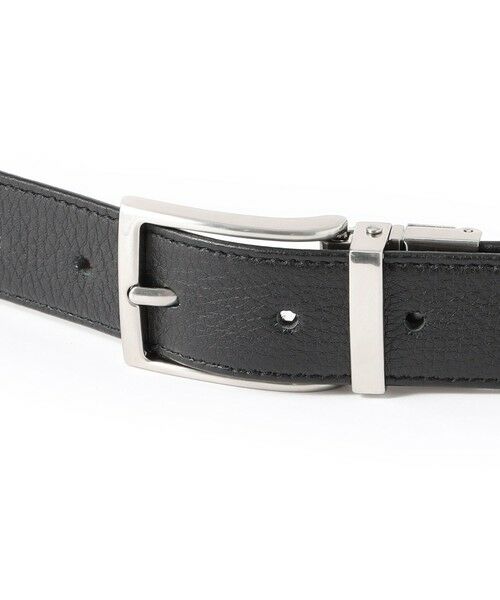 Paul Stuart / ポール・スチュアート ベルト・サスペンダー | ストレッチレザー・リバーシブルベルト | 詳細1