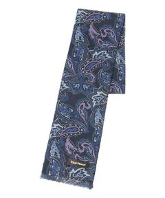 Paul Stuart / ポール・スチュアート マフラー・ショール・スヌード・ストール | カシミール柄ミニストール