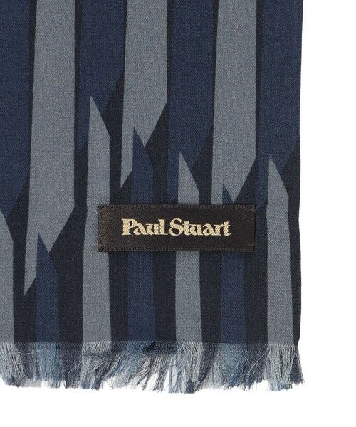 Paul Stuart / ポール・スチュアート マフラー・ショール・スヌード・ストール | ジオメトリック柄ミニストール | 詳細1