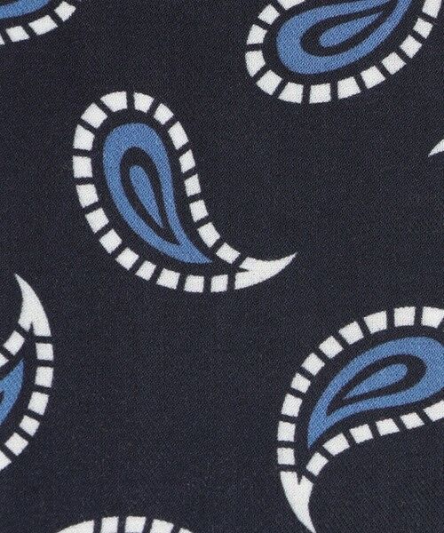 Paul Stuart / ポール・スチュアート マフラー・ショール・スヌード・ストール | 小柄ペイズリー柄クラバティーノ | 詳細3