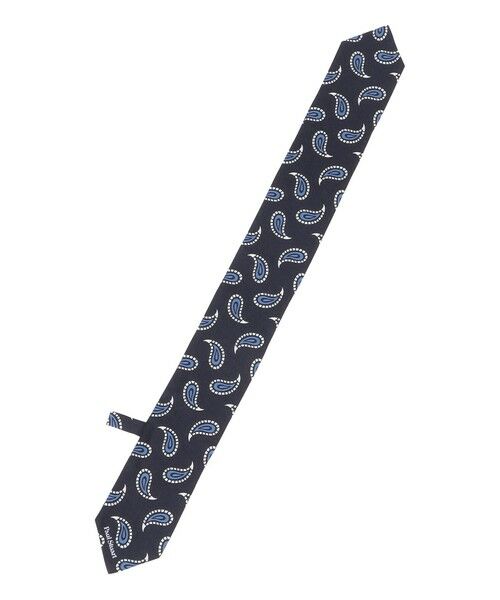 Paul Stuart / ポール・スチュアート マフラー・ショール・スヌード・ストール | 小柄ペイズリー柄クラバティーノ | 詳細1