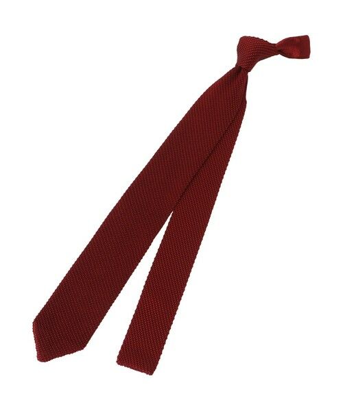 Paul Stuart / ポール・スチュアート ネクタイ | ニットタイ（レッド系8）