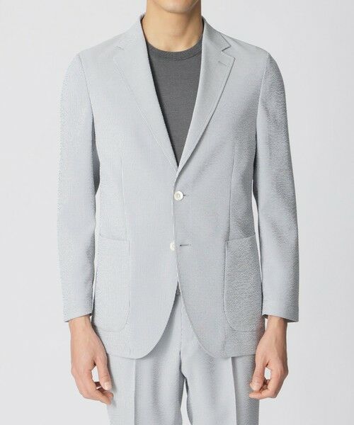 Paul Stuart / ポール・スチュアート その他アウター | 【STUART’S TRAVELER】フロータブル中空サッカージャケット/セットアップ着用可能 | 詳細6