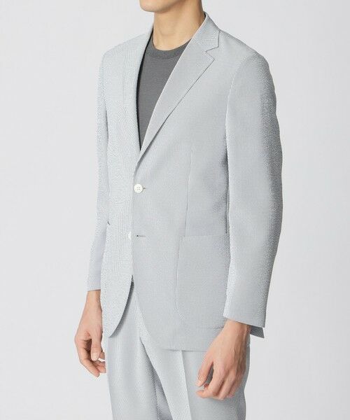 Paul Stuart / ポール・スチュアート その他アウター | 【STUART’S TRAVELER】フロータブル中空サッカージャケット/セットアップ着用可能 | 詳細7