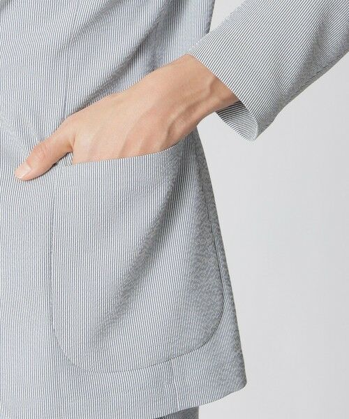 Paul Stuart / ポール・スチュアート その他アウター | 【STUART’S TRAVELER】フロータブル中空サッカージャケット/セットアップ着用可能 | 詳細9