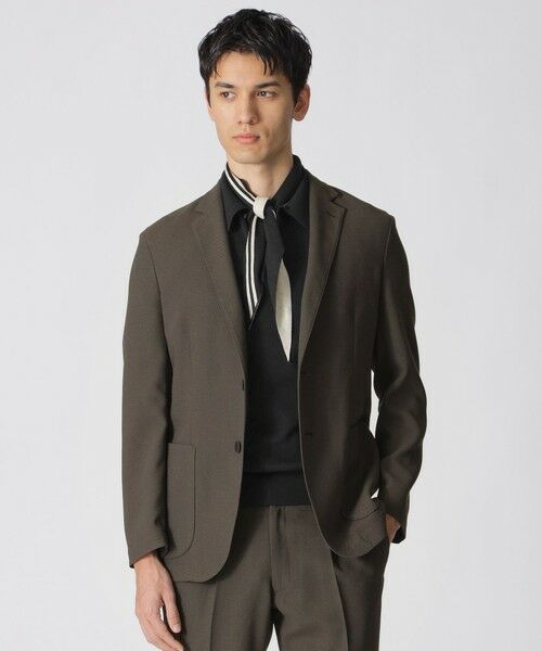 Paul Stuart / ポール・スチュアート その他アウター | 【STUART’S TRAVELER】フロータブル中空カラミジャケット/セットアップ着用可能(ブラウン系8)