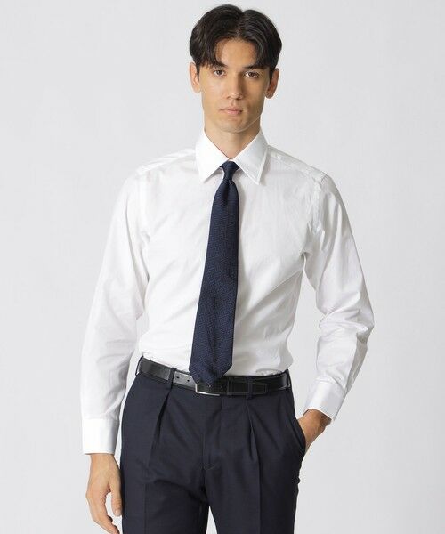 Paul Stuart / ポール・スチュアート シャツ・ブラウス | ブロードレギュラーカラーシャツ（ホワイト）