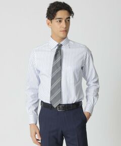 ロイヤルオックスストライプチェルシーカラードレスシャツ